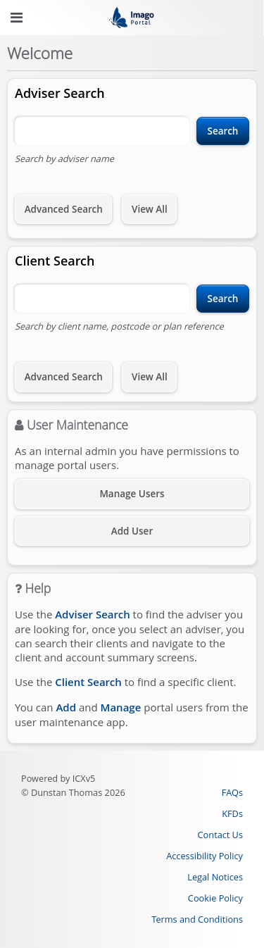 Role-InternalAdmin > 01 Internal Admin Dashboard